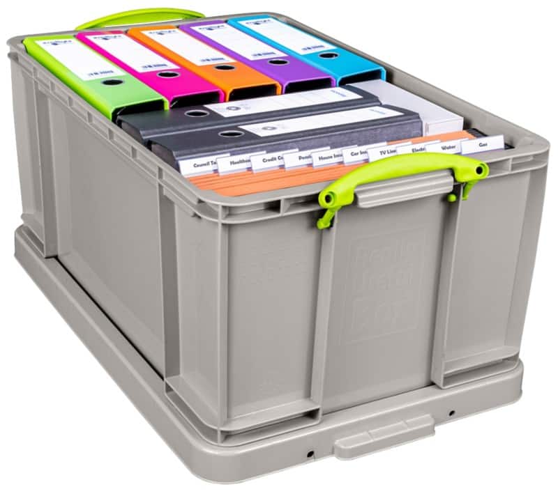 Boîte de rangement Really Useful Box Plastique 64 L Gris 44 x 71 x 31 cm