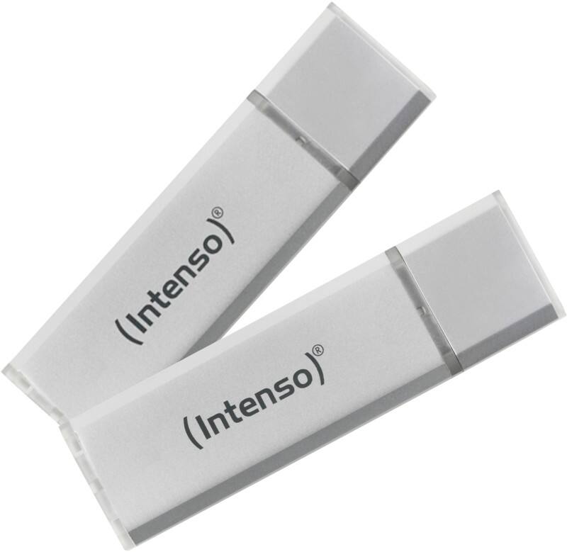 Clé USB Intenso 3531482 64 Go Argenté 2 Unités