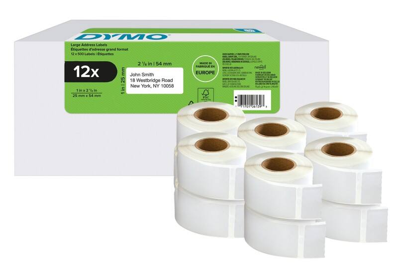 Étiquette d'adresse DYMO LabelWriter 2177563 D'origine Blanc