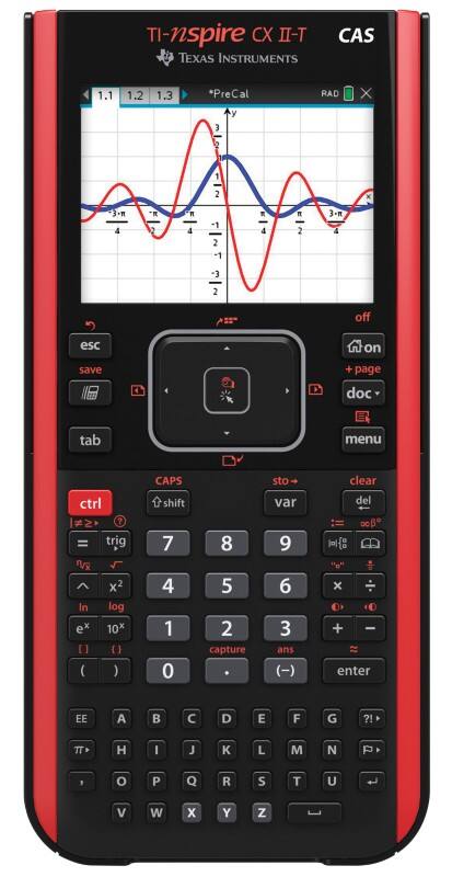 Calculatrice graphique Texas Instruments Nspire CX2 CAS Noir