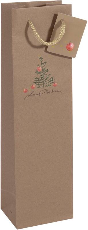 Sac cadeau Sigel Brun 10 x 8 x 35 cm 5 Unités