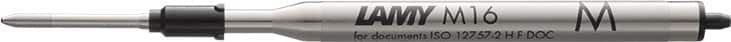 Recharge pour stylo-bille Lamy M16 Noir Pointe moyenne