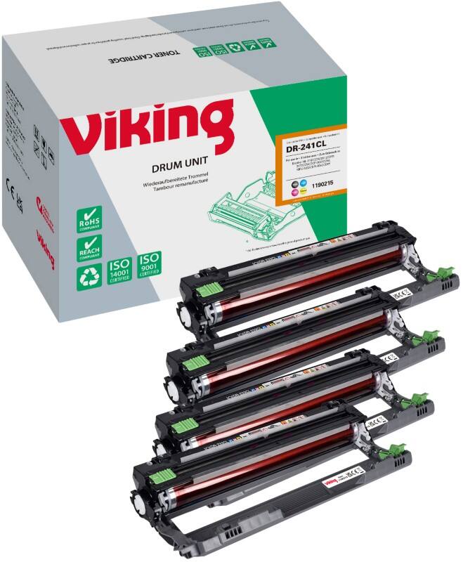 Toner Viking compatible DR-241CL Noir, cyan, magenta, jaune