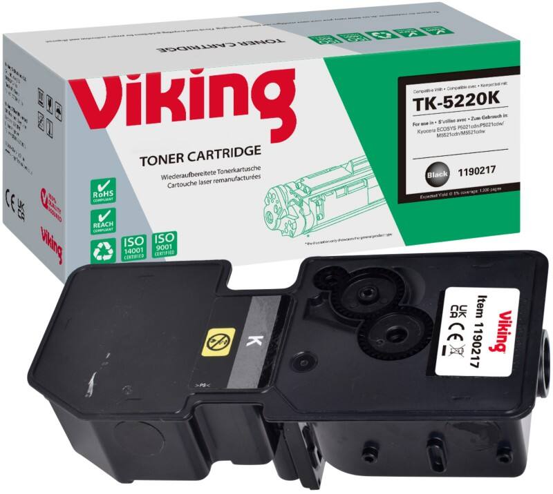 Toner Viking compatible TK-5220K Noir