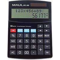 Calculatrice de bureau Maul Business Pro 24 chiffres Noir Solare, Batterie MTL 800