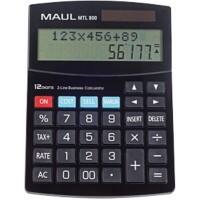 Calculatrice de bureau Maul Business Pro 24 chiffres Noir Solare, Batterie MTL 800