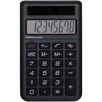 Calculatrice de poche Maul greener@work 8 chiffres Noir Solare 7268290