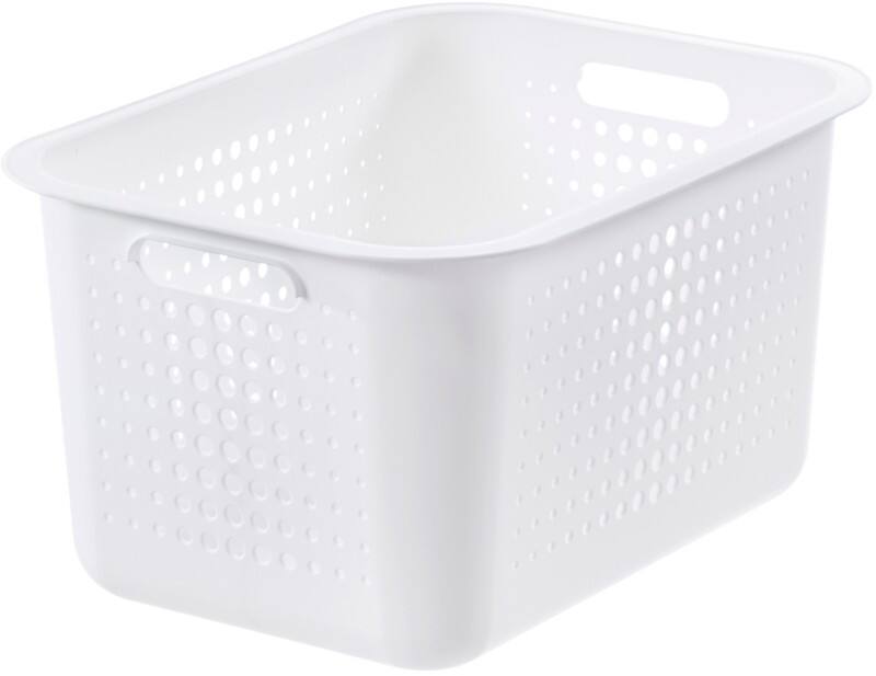 Panier SmartStore Plastique 20 L Blanc 28 x 37 x 20 cm