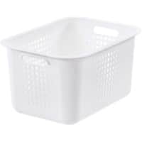 Panier SmartStore Plastique Blanc 28 x 37 x 20 cm