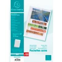 Pochettes coins Exacompta A4 Transparent Polypropylène 0,12 mm 100 unités