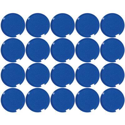 Aimants pour tableau blanc Maul MAULPro Rond Bleu 0.3 kg Capacité de charge 20 mm 20 Unités