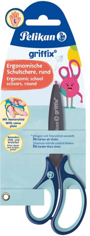 Ciseaux Pelikan griffix Adapté pour les gauchers 14 mm