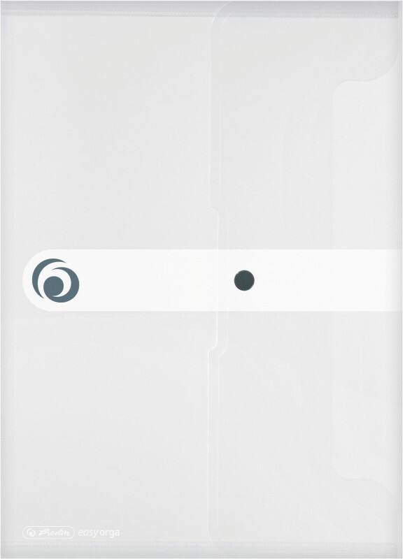 Pochettes pour documents herlitz easy orga to go docfoldPP A5 Bouton-pression PP (Polypropylène) Portrait 18 (l) x 25,2 (p) x 0,6 (h) cm Transparent
