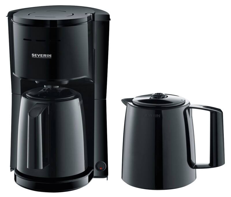 Machine à café SEVERIN KA 9307 Avec 2 carafes thermiques Noir