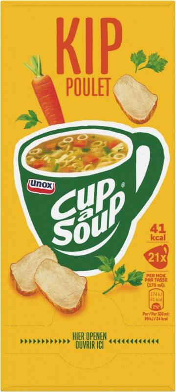 Soupe instantanée Cup-a-Soup Poulet 21 Unités de 175 ml