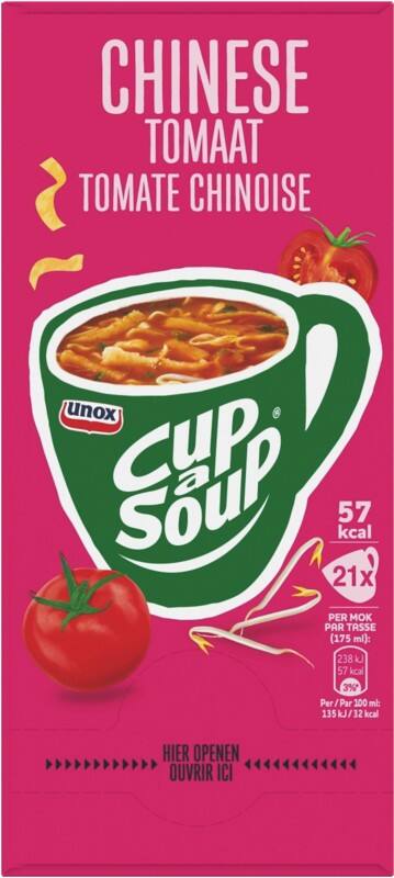 Soupe instantanée Cup-a-Soup Tomate 21 Unités de 175 ml