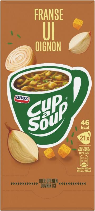 Soupe instantanée Cup-a-Soup Oignon 21 Unités de 175 ml