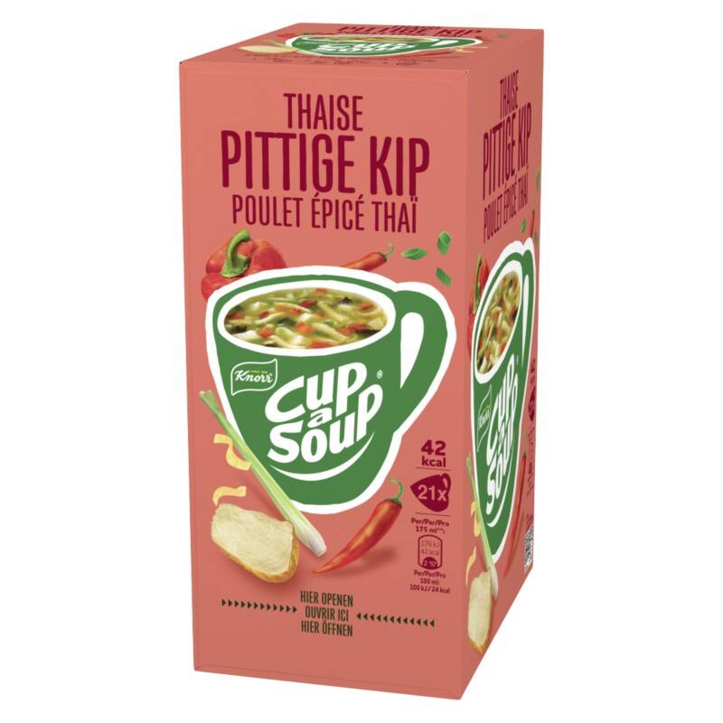 Soupe instantanée Cup-a-Soup Poulet Thai épicé 21 Unités de 175 ml