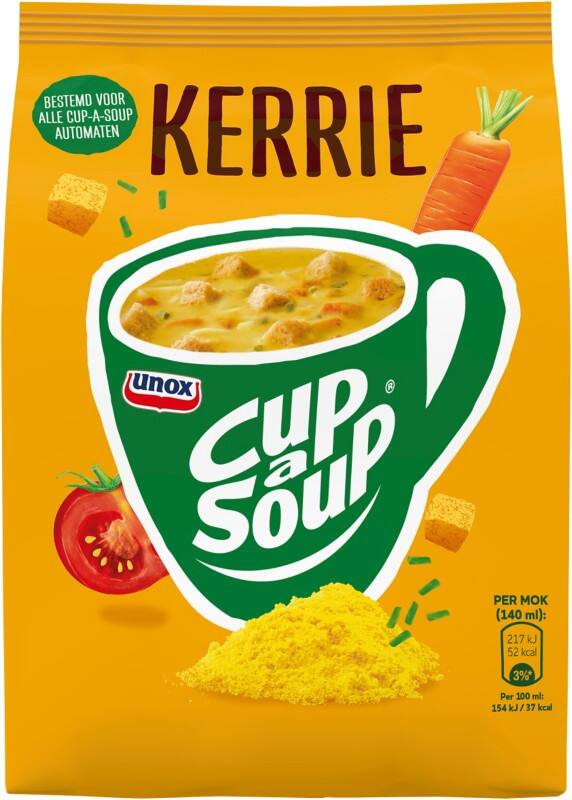 Soupe instantanée Cup-a-Soup Curry 40 Unités de 140 ml