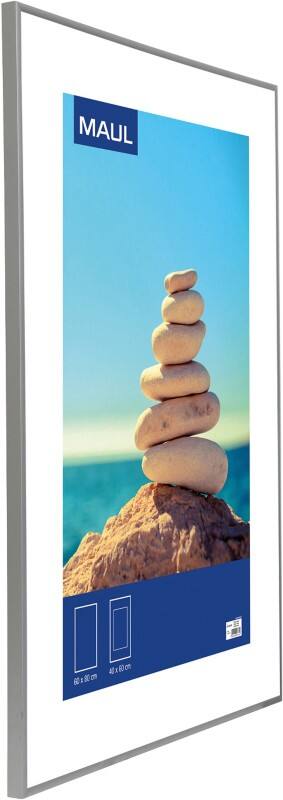 Cadre photo Maul MAULdesign 60 x 80 cm Argenté Aluminium 1946805 60,5 (L) x 80,7 (P) x 2 (H) cm 1946805