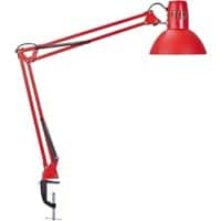 Lampe de bureau Maul MAULstudy Fixation pince LED E27 ampoule non incluse Rouge Principale 170 x 595 x 440 mm