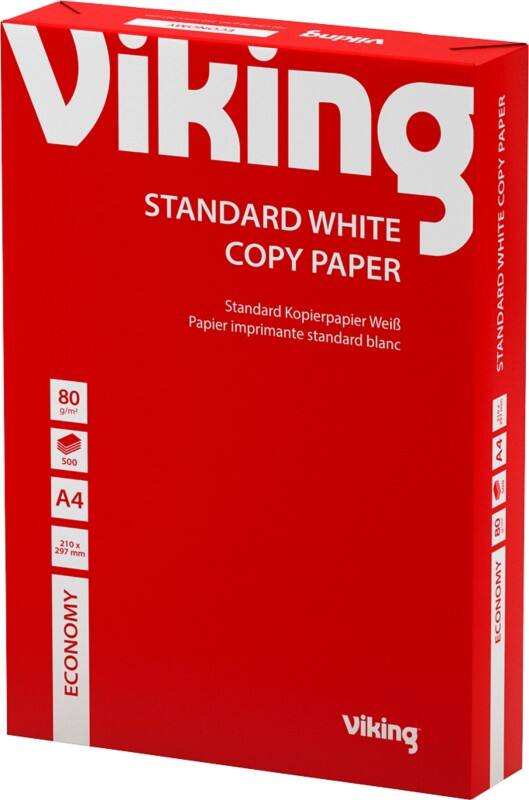 Papier imprimante Viking Economy A4 80 g/m² Blanc 146 CIE 500 Feuilles