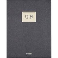 Agenda Brepols 2023-2024 A4 1 Semaine sur 2 pages Noir