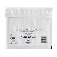 Enveloppes Mail Lite Blanc Sans fenêtre Fermeture autocollante 160 x 180 100 unités