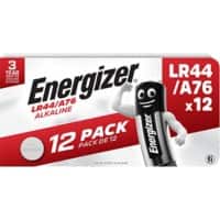 Piles boutons Energizer Alkaline LR44 Alcaline 1,5 V 12 unités