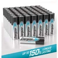 Piles Energizer Max Plus AA LR6 Alcaline 1,5 V 50 unités