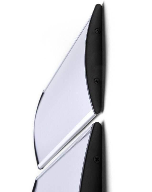 Panneau d'information SHOWDOWN Incurvé A5 21,5 x 1,8 x 15,2 cm (l x p x h) Argenté