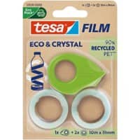 Lot de ruban adhésif tesa Transparent, vert 95 (l) mm PET (Polytéréphtalate d'éthylène) 3 Unités
