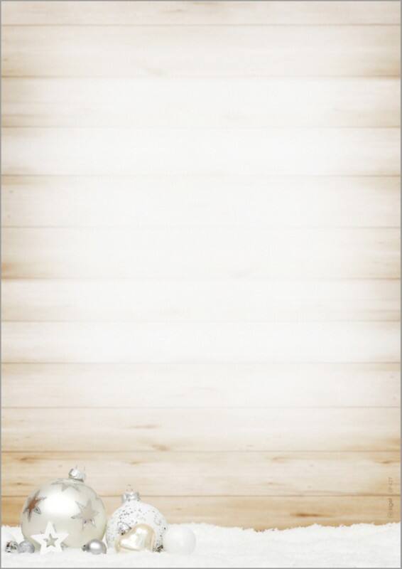 Papier à lettre Sigel Cozy Christmas A4 Beige, blanc 90 g/m² 100 Unités