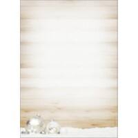 Papier à lettre Sigel Cozy Christmas A4 Beige, blanc 90 g/m² 100 Unités