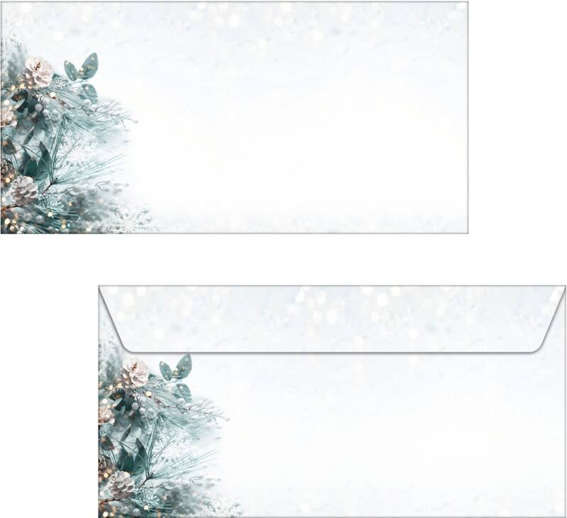 Enveloppes Sigel 222,511,1 cm Blanc, vert 50 Unités