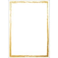 Papier à lettre Sigel Golden frame Blanc 50 unités