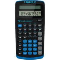 Calculatrice scientifique Texas Instruments TI-30 ECO RS Bleu, noir