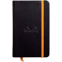 Cahier Clairefontaine 118642C A6 Portrait Ligné Broché PU Couverture rigide Noir Non perforé 96 feuilles