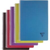 Cahier Clairefontaine 329146C A4 Ligné Reliure à double fil PP Couverture souple Assortiment Non perforé 90 feuilles