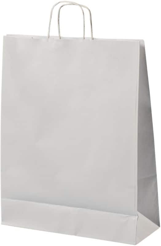 Sac en papier Poignée torsadée 320 x 120 x 410 mm 15,7 L Blanc 200 unités