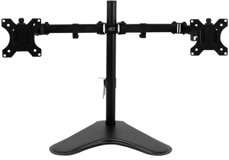 Support pour moniteur ACT AC8320 Réglable en hauteur 32" Noir 913 (l) x 465 (p) x 280 (h) mm