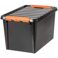 Boîte de rangement SmartStore Polypropylène Noir, orange 39 x 59 x 34 cm 4 Unités