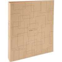 Classeur à anneaux Exacompta 2 anneaux 30 mm Carton A4 Brun