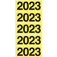 Étiquettes adhésives Bene Année 2023 Jaune 48 x 19 mm 100 unités