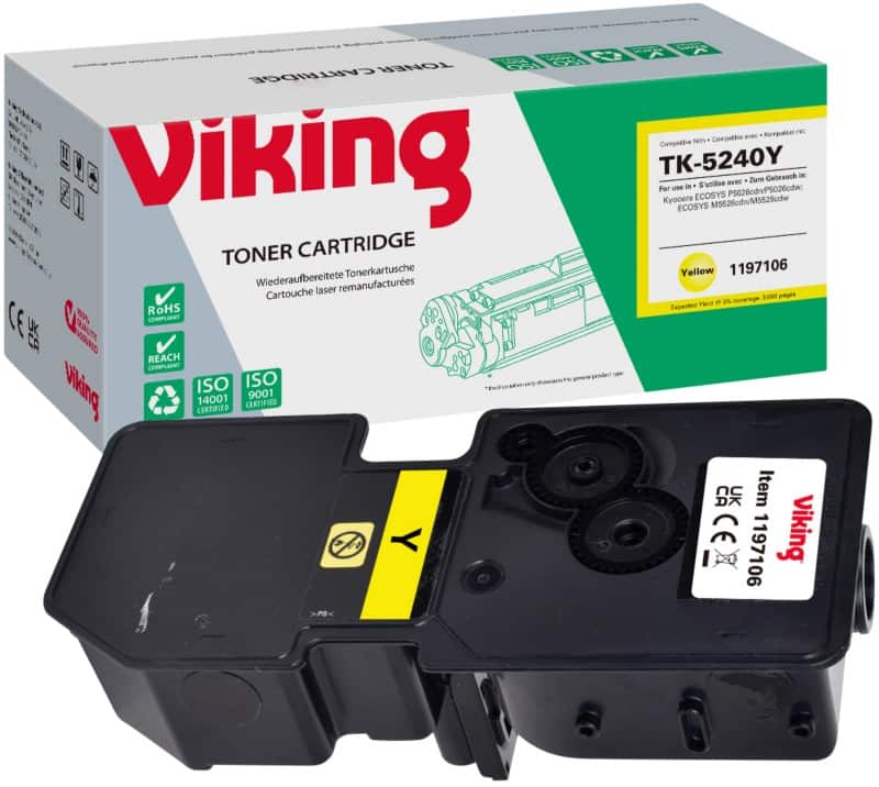 Toner Viking compatible TK-5240Y Jaune