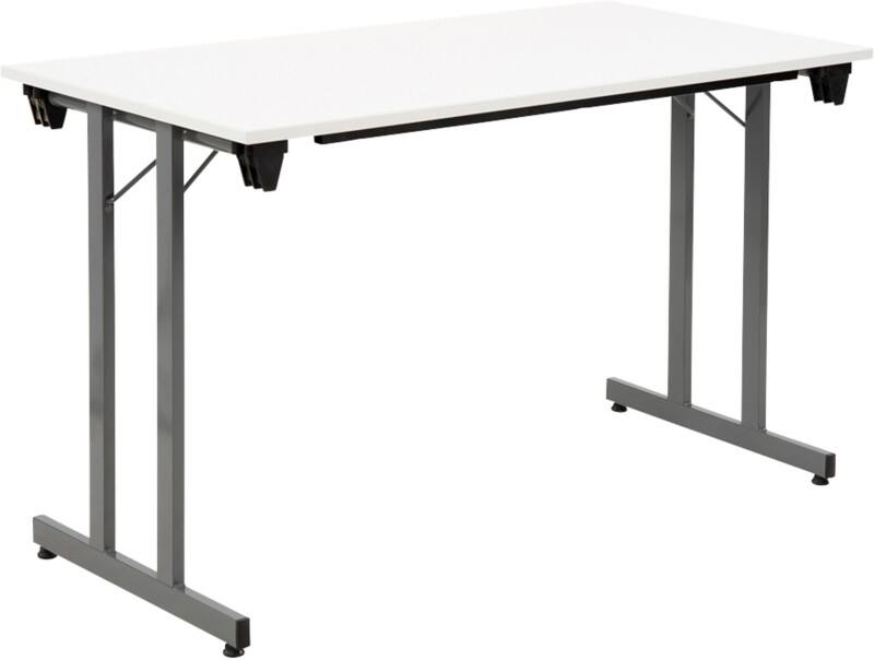 Table pliante Sodematub TPMU168 Blanc, gris 1200 x 600 x 740 mm