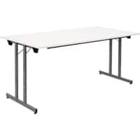 Table pliante Sodematub TPMU168 Blanc, gris 1600 x 800 x 740 mm
