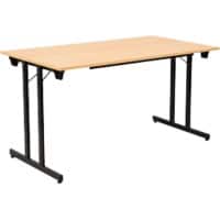 Table pliante Sodematub TPMU147 Noir 1&nbsp;400 x 700 x 740 mm