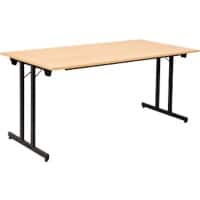 Table pliante Sodematub TPMU168 Noir 1&nbsp;600 x 800 x 740 mm