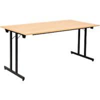 Table pliante Sodematub Rectangulaire Noir Bois TPMU168 1600 x 800 x 740 mm